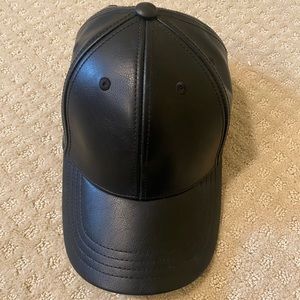 Free with any purchase! Vegan Leather Baseball Hat